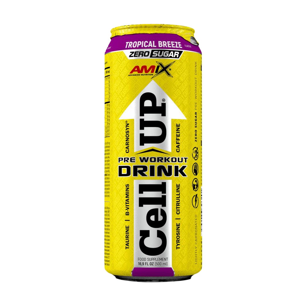 Передтренувальний комплекс Amix Nutrition AmixPro CellUP Pre Workout Drink Тропічний бриз, в рідині, 500 мл