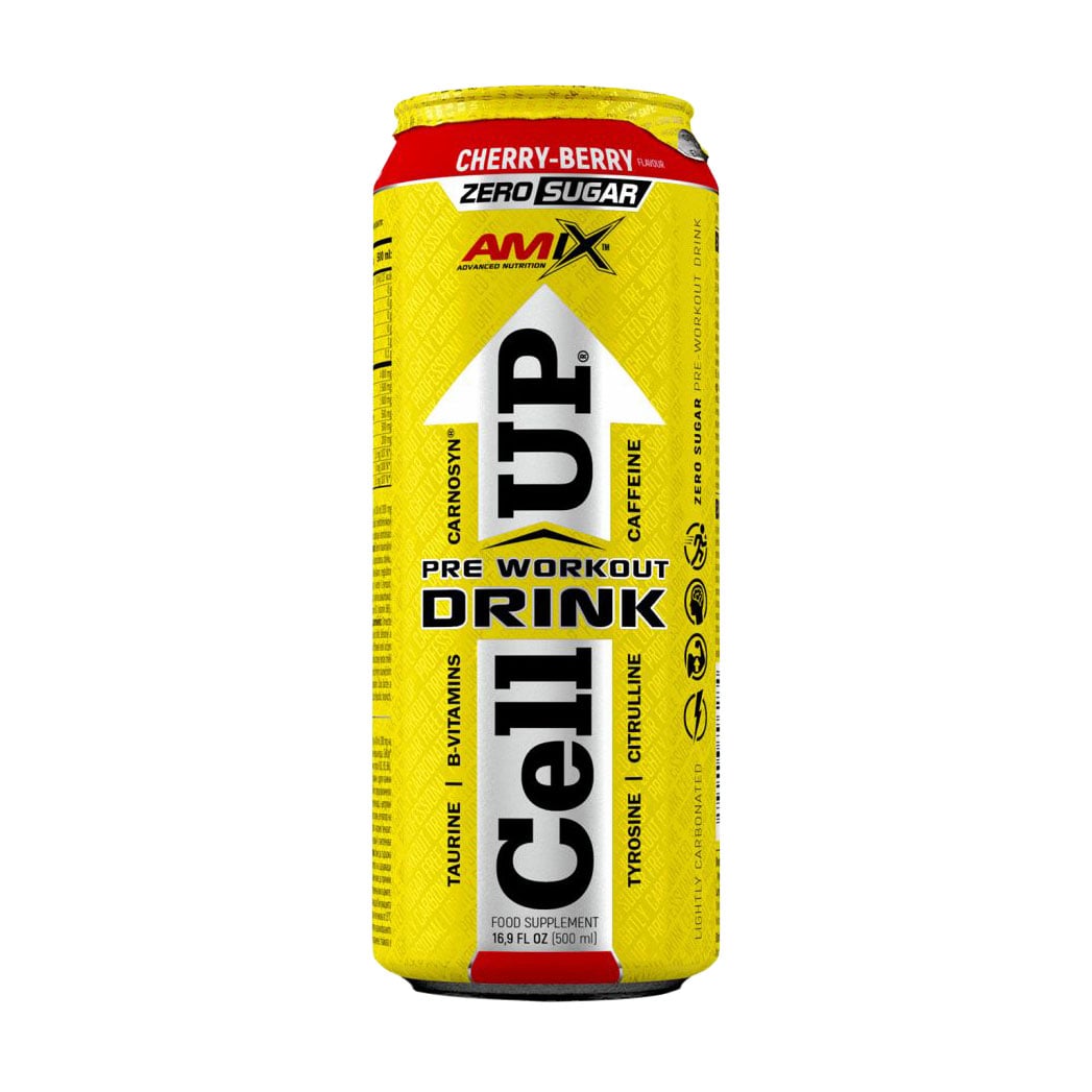 Передтренувальний комплекс Amix Nutrition AmixPro CellUP Pre Workout Drink Вишня-ягоди, в рідині, 500 мл