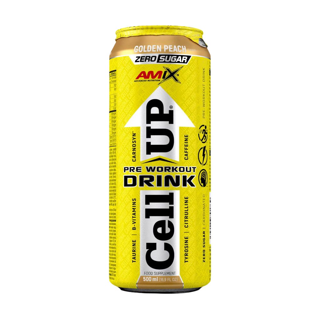 Передтренувальний комплекс Amix Nutrition AmixPro CellUP Pre Workout Drink Персик, в рідині, 500 мл