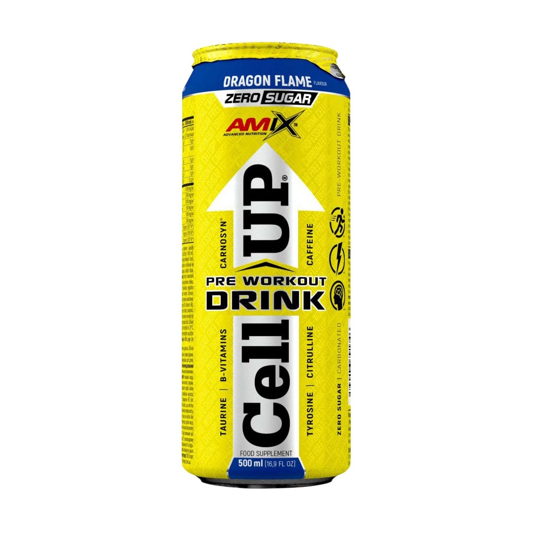 Передтренувальний комплекс Amix Nutrition AmixPro CellUP Pre Workout Drink Dragon Flame, в рідині, 500 мл