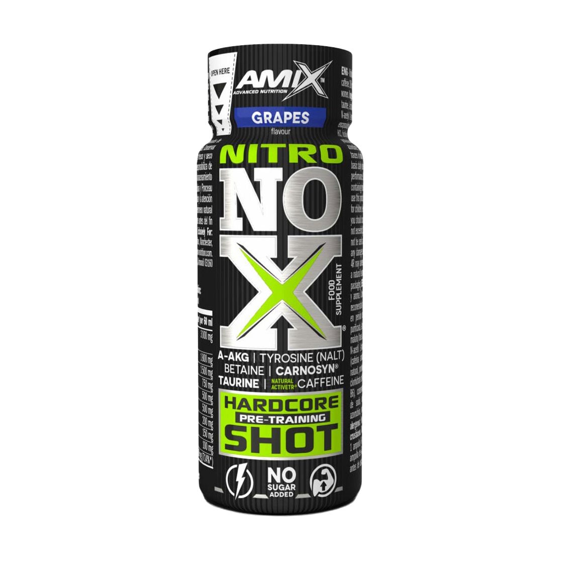 Передтренувальний комплекс Amix Nutrition Nitro NOX Shot Виноград, в рідині, 60 мл